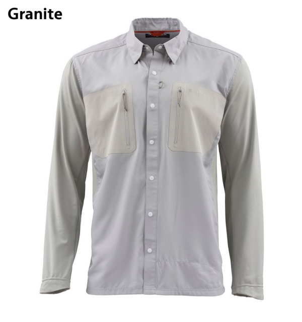 Simms TriComp Cool Shirt Granite Simms TriComp Cool Shirt Granite